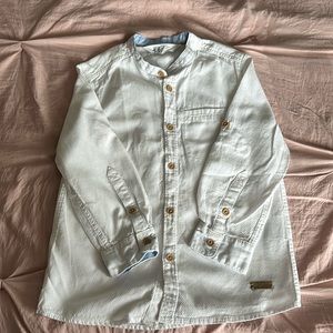 White Long sleeve button up